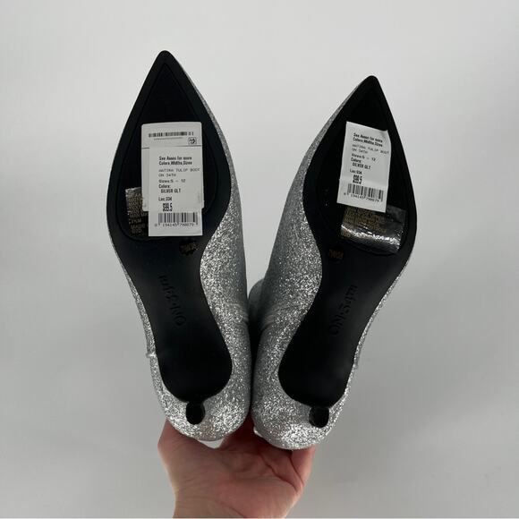On 34th Aatira Tulip booties silver glitter - 5 - Picture 8 of 10